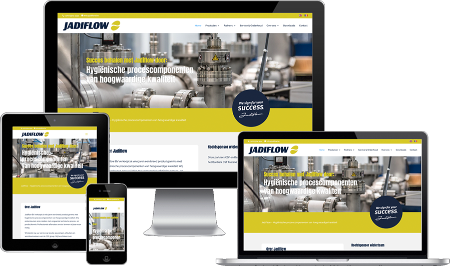 webdesign portfolio jadiflow.be