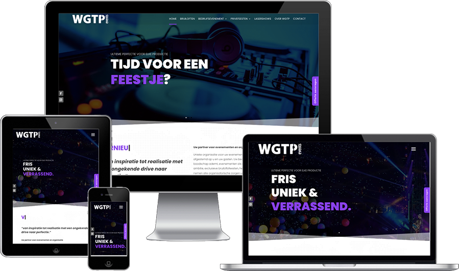 Webdesign portfolio WGTP